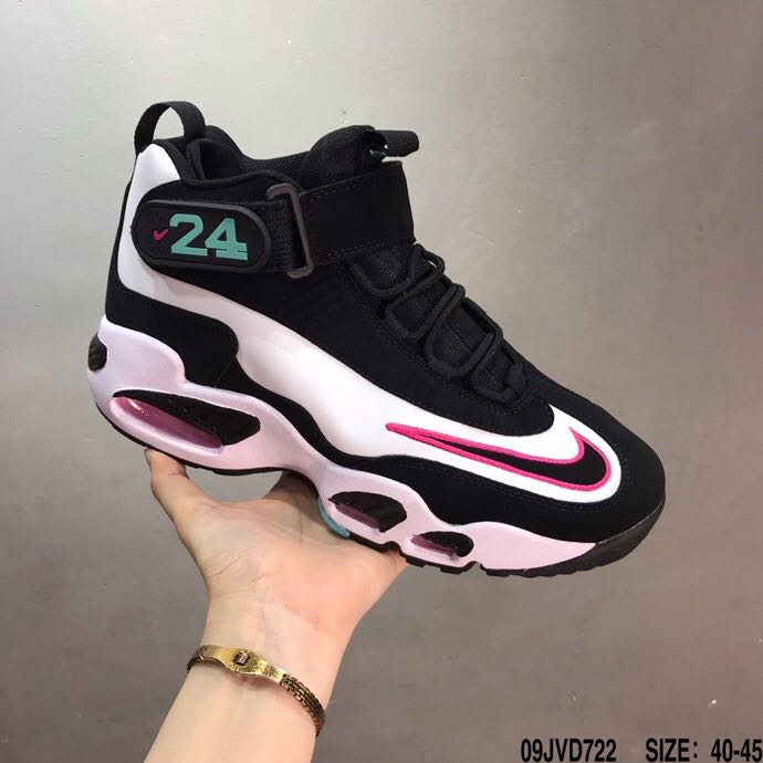 2020 Men Nike Air Griffey Max 1 Black White Red Jade Shoes